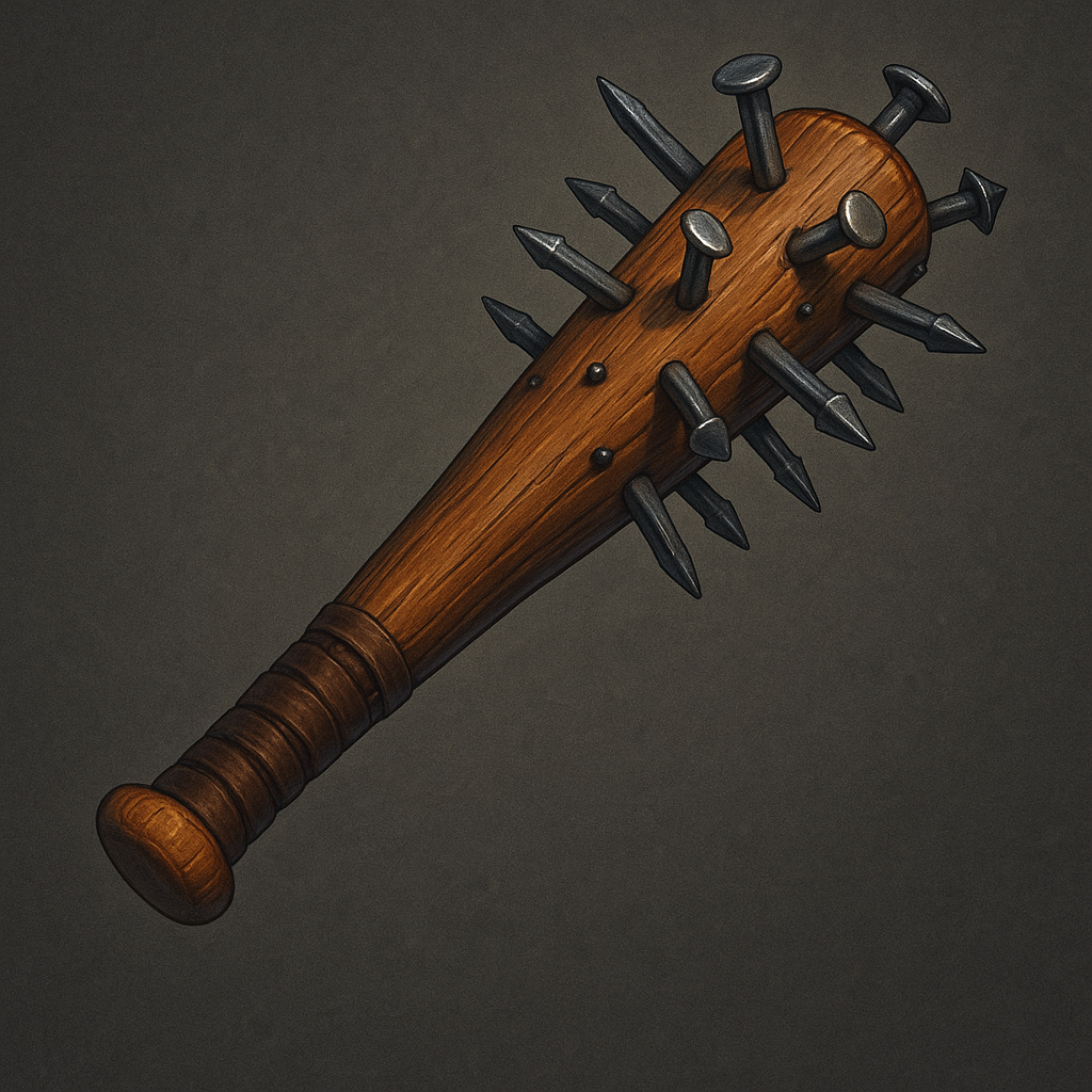 Nailed Baseball Bat