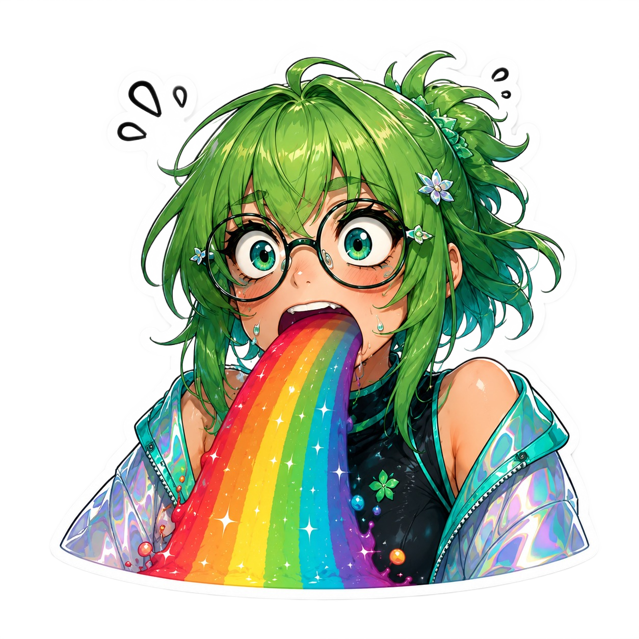 Bridget Rainbow sticker