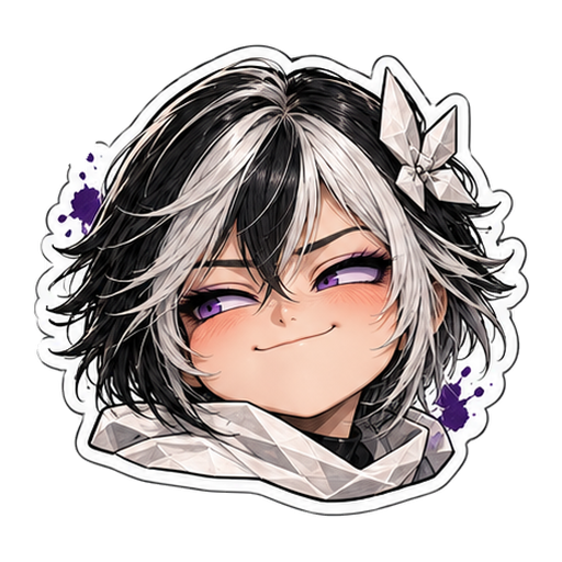 Inkweaver Ayane Smug sticker