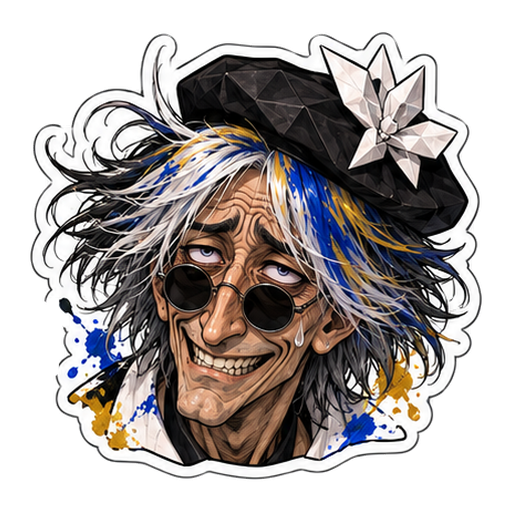 Inkweaver FANG Awkward Smile sticker