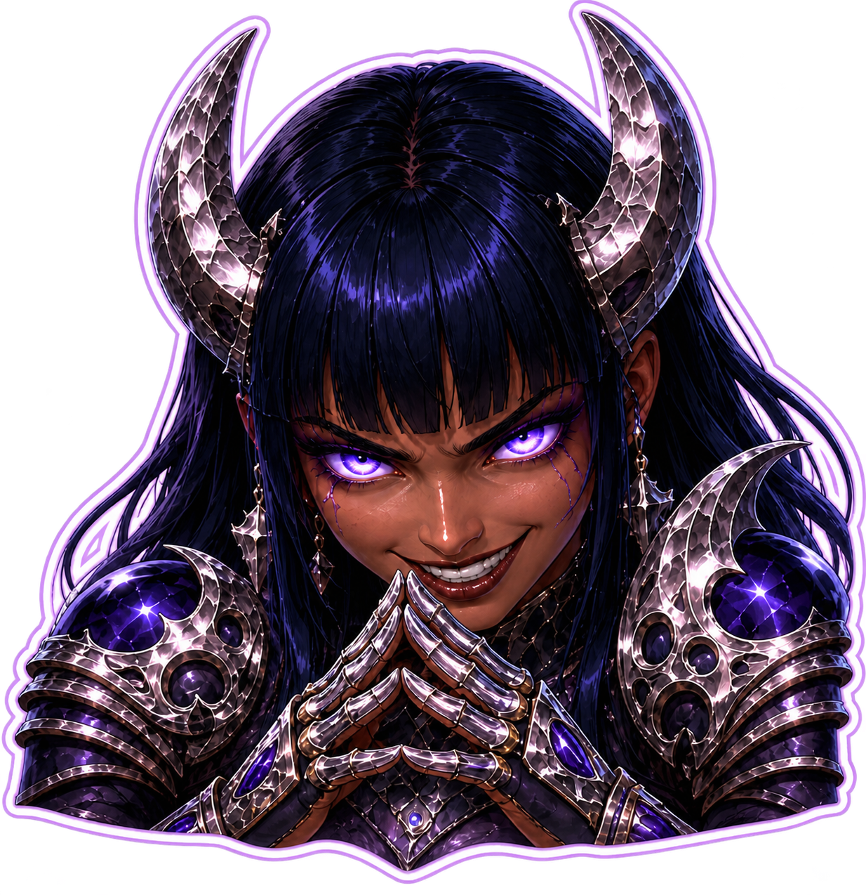 Lunar Warrior Tanya Plotting sticker
