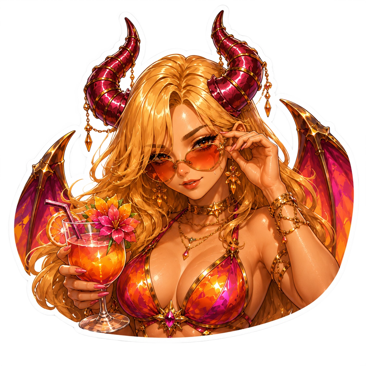 Morrigan Summer Flirty sticker