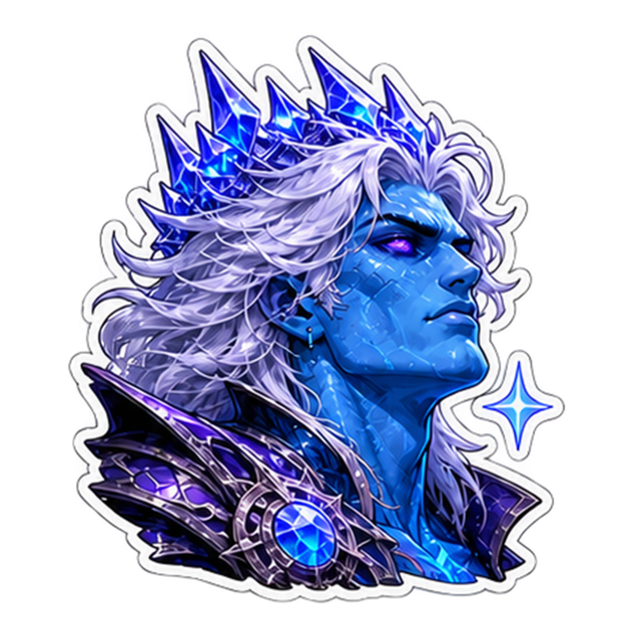 Mewing sticker — Mourning Veil Thalassor