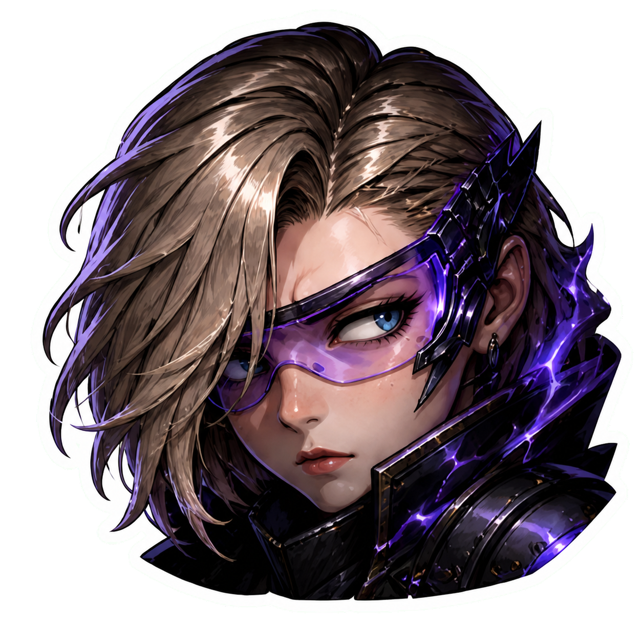 Dasha Side Eye sticker