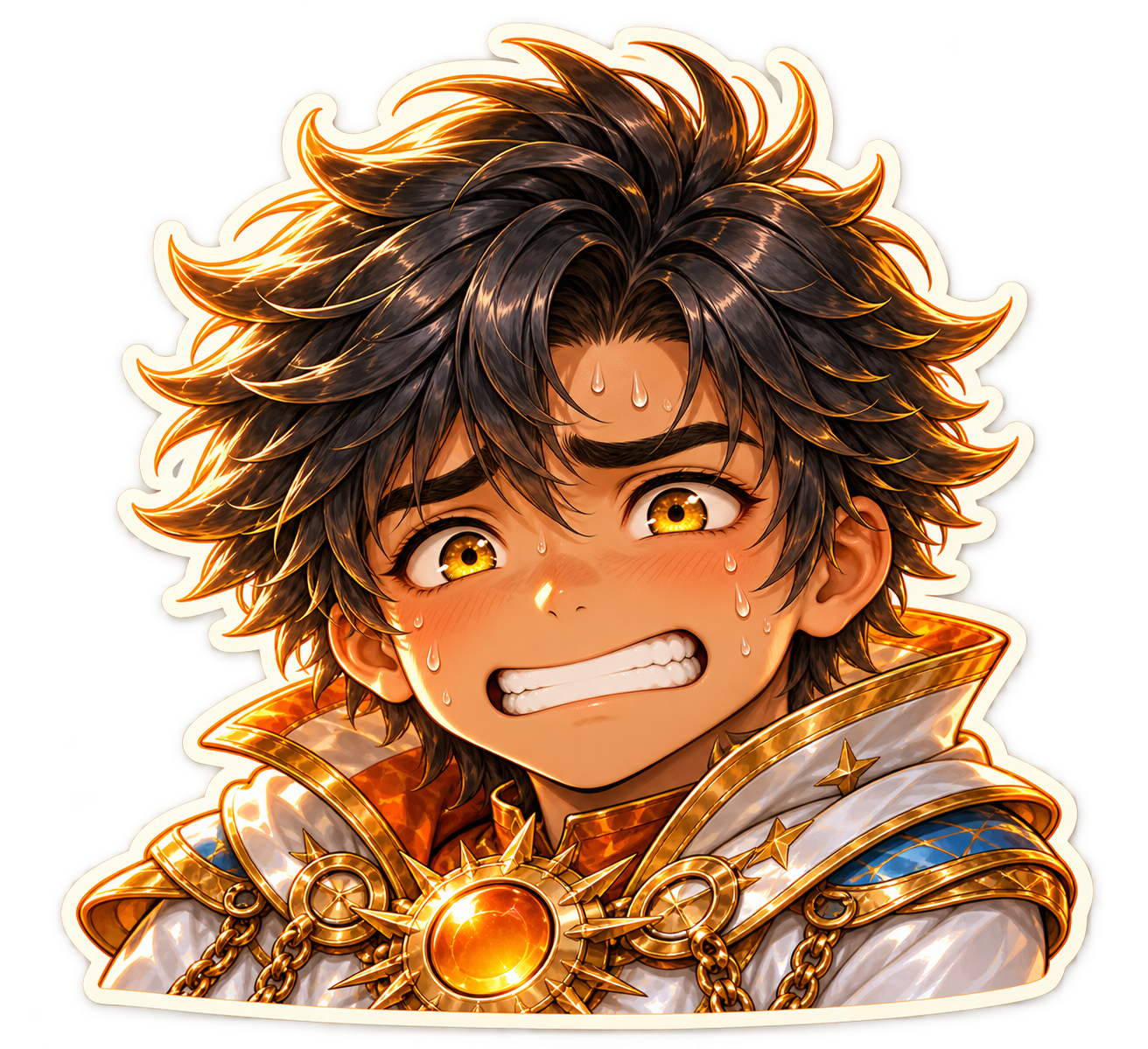Solar Villager Sammy Nervous sticker
